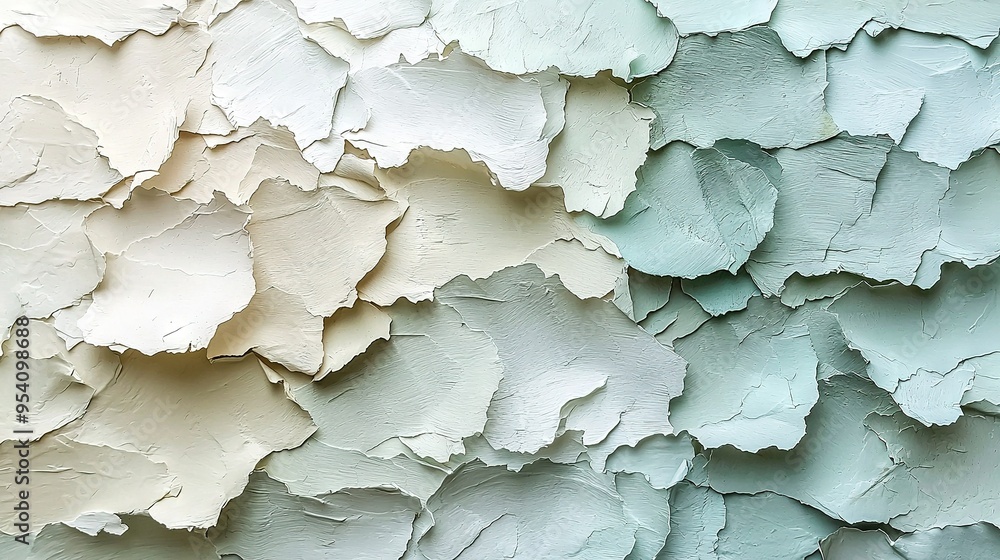 A close-up of a wall with paint chipped off its surface A close-up of a wall with paint chipped off its surface