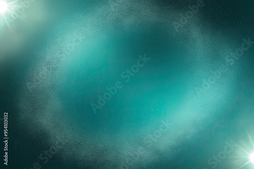 Cool Teal Gradient Background with Glimmering Aqua Light and Textured Noise for a Sophisticated Design