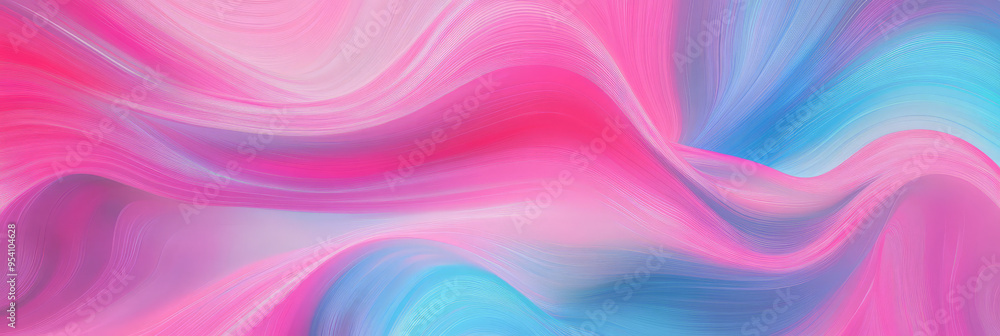 Abstract background with pink and blue wavy lines. Abstract background with pink and blue wavy lines.
