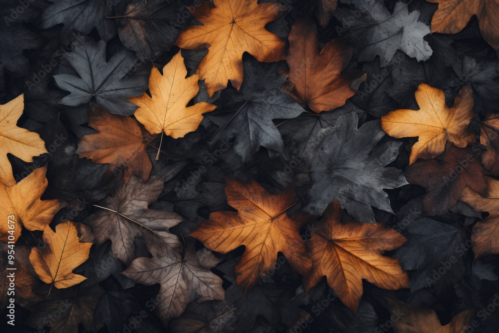 Mapple leaves of different colors Mapple leaves of different colors