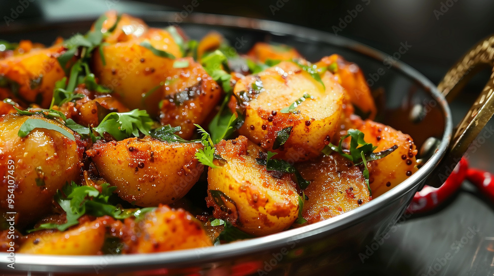 Freshly Made Jeera Aloo: A Classic Indian Dish Freshly Made Jeera Aloo: A Classic Indian Dish