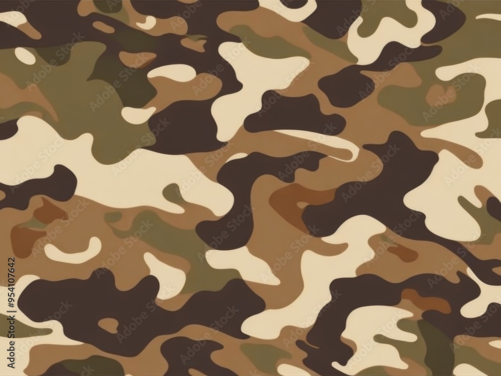 Fototapeta premium Brown camouflage texture