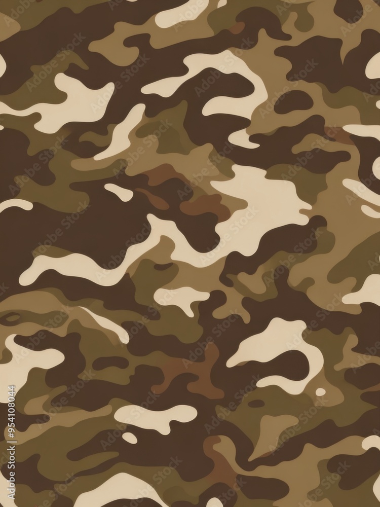 Naklejka premium Brown camouflage texture