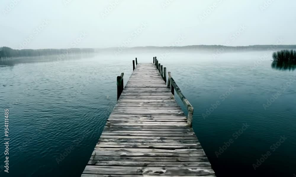 einsamer Steg am See einsamer Steg am See