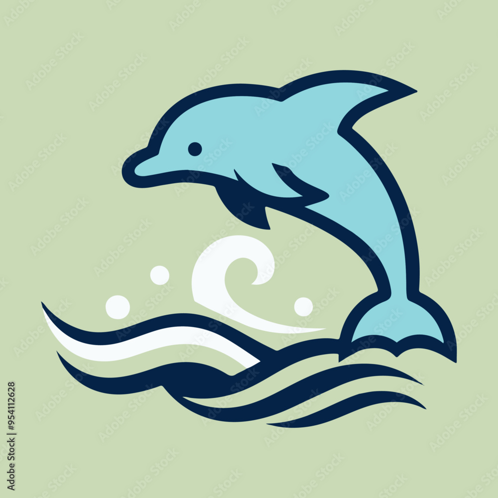 Dolphin Silhouette design, aquatic sea mammal Dolphin Silhouette design, aquatic sea mammal