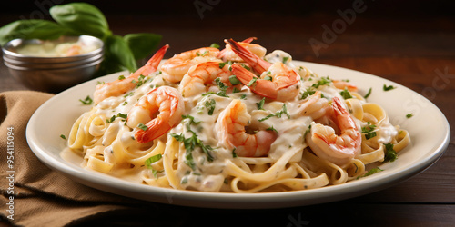 shrimp alfredo