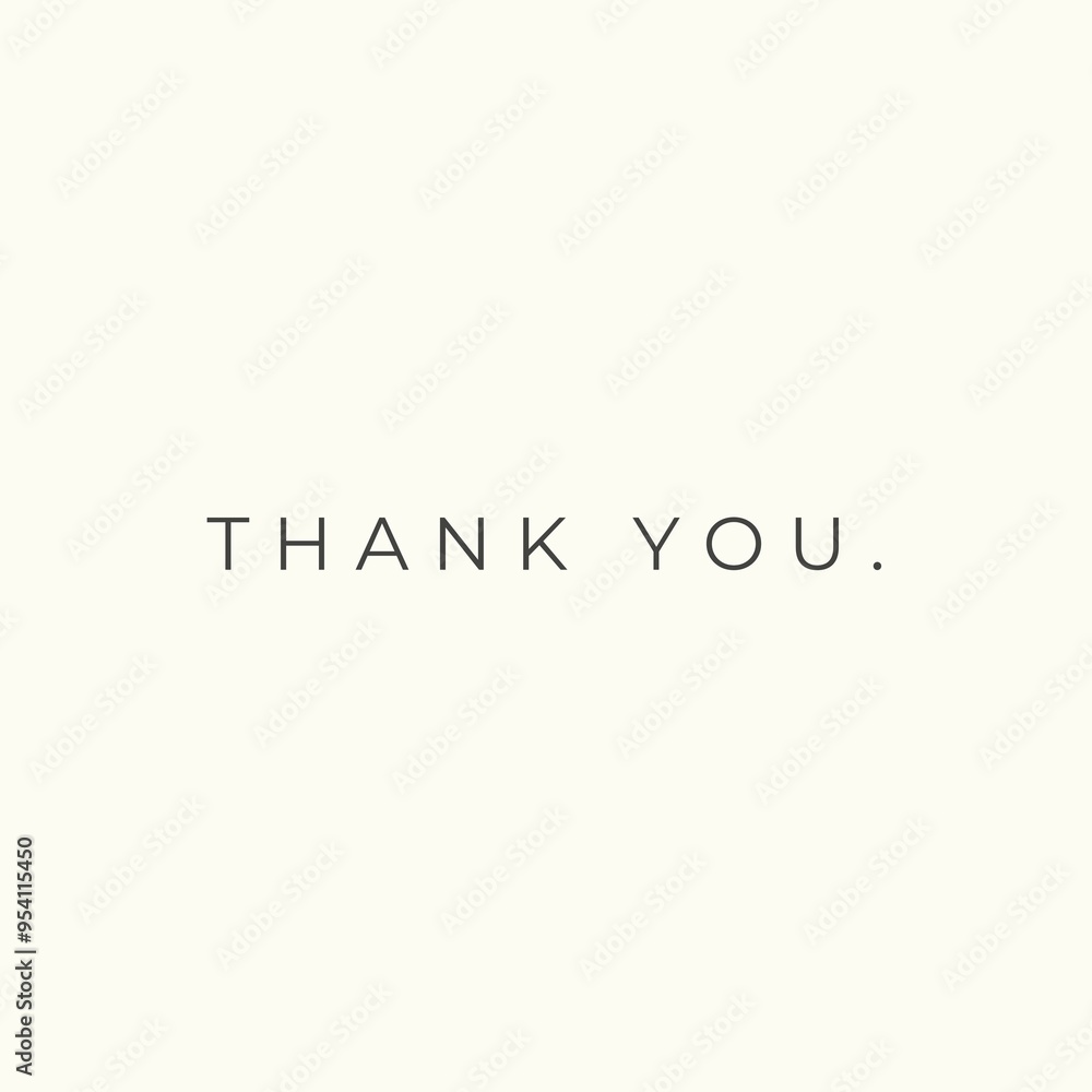 Elegant thank you card Elegant thank you card