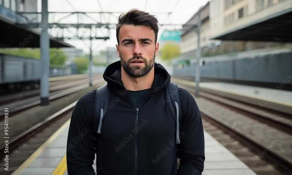 man on the railway man on the railway