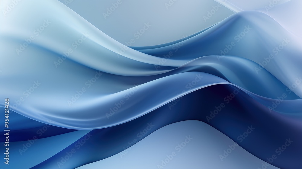 A smooth, flowing abstract design in shades of blue, evoking calmness and serenity. A smooth, flowing abstract design in shades of blue, evoking calmness and serenity.