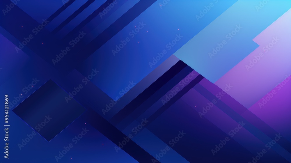 Abstract geometric design with blue and purple gradients and diagonal lines. Abstract geometric design with blue and purple gradients and diagonal lines.