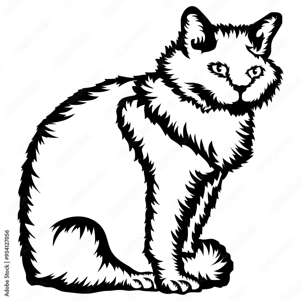 Obraz premium Selkirk Rex Cat