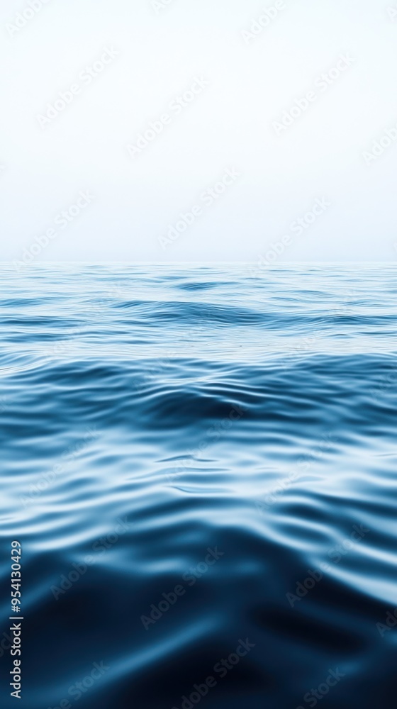Abstract View of Ocean Waves on a Clear Day Abstract View of Ocean Waves on a Clear Day