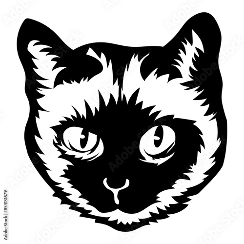Siamese Cat Face
