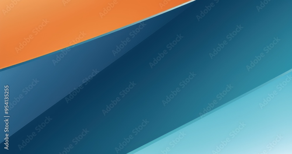 Abstract design featuring smooth gradients in orange and blue hues. Abstract design featuring smooth gradients in orange and blue hues.