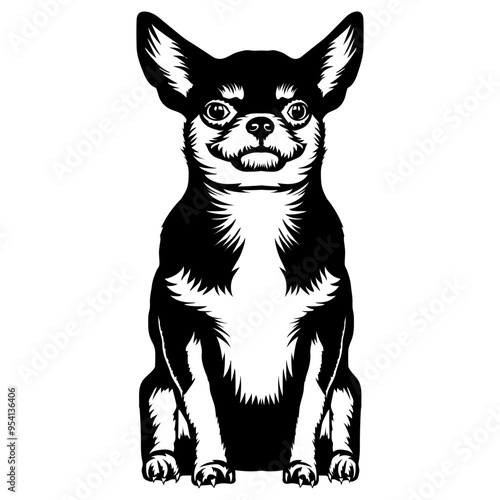 Sitting Chihuahua