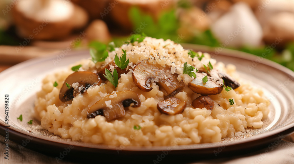 Italian Cuisine, Risotto ai Funghi Italian Cuisine, Risotto ai Funghi