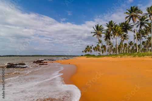 praia na cidade de Aracruz, Estado do Espírito Santo, Brasil