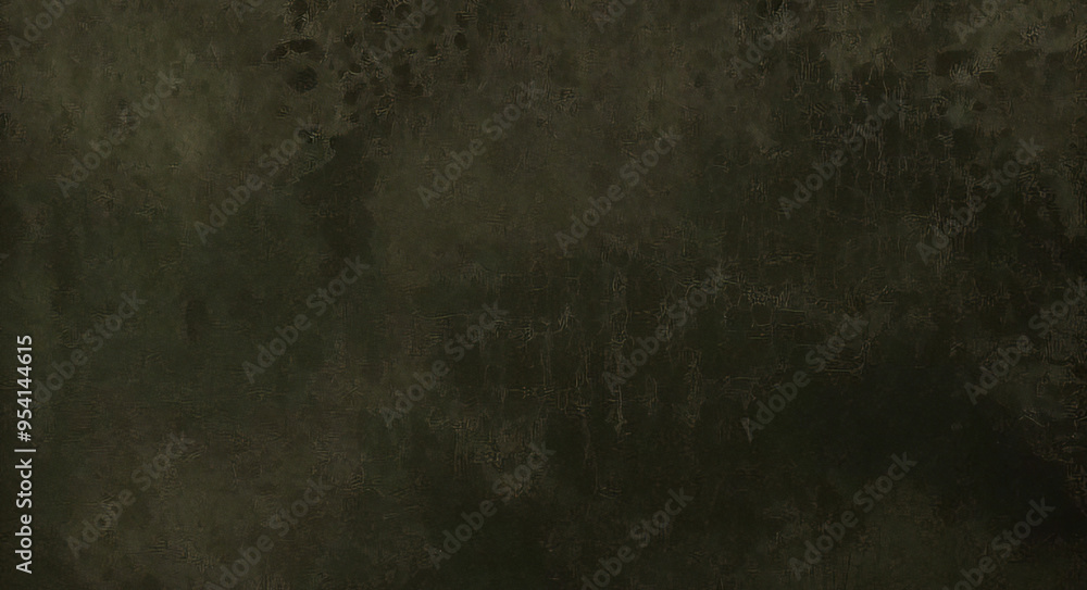 Naklejka premium Green grunge concrete stone wall background. Dark edges