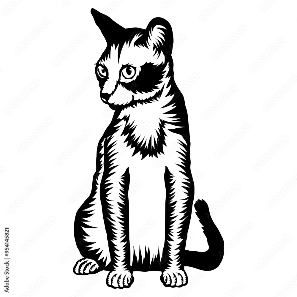 Obraz premium Tonkinese Cat