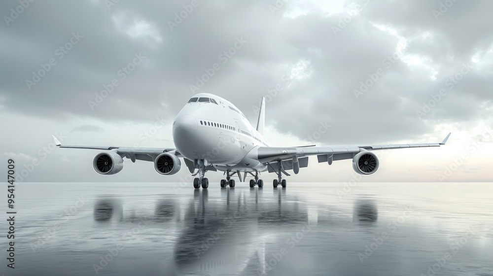 Airplane on the Runway Airplane on the Runway