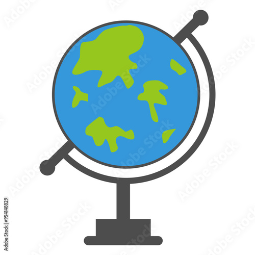Travel globus cartoon