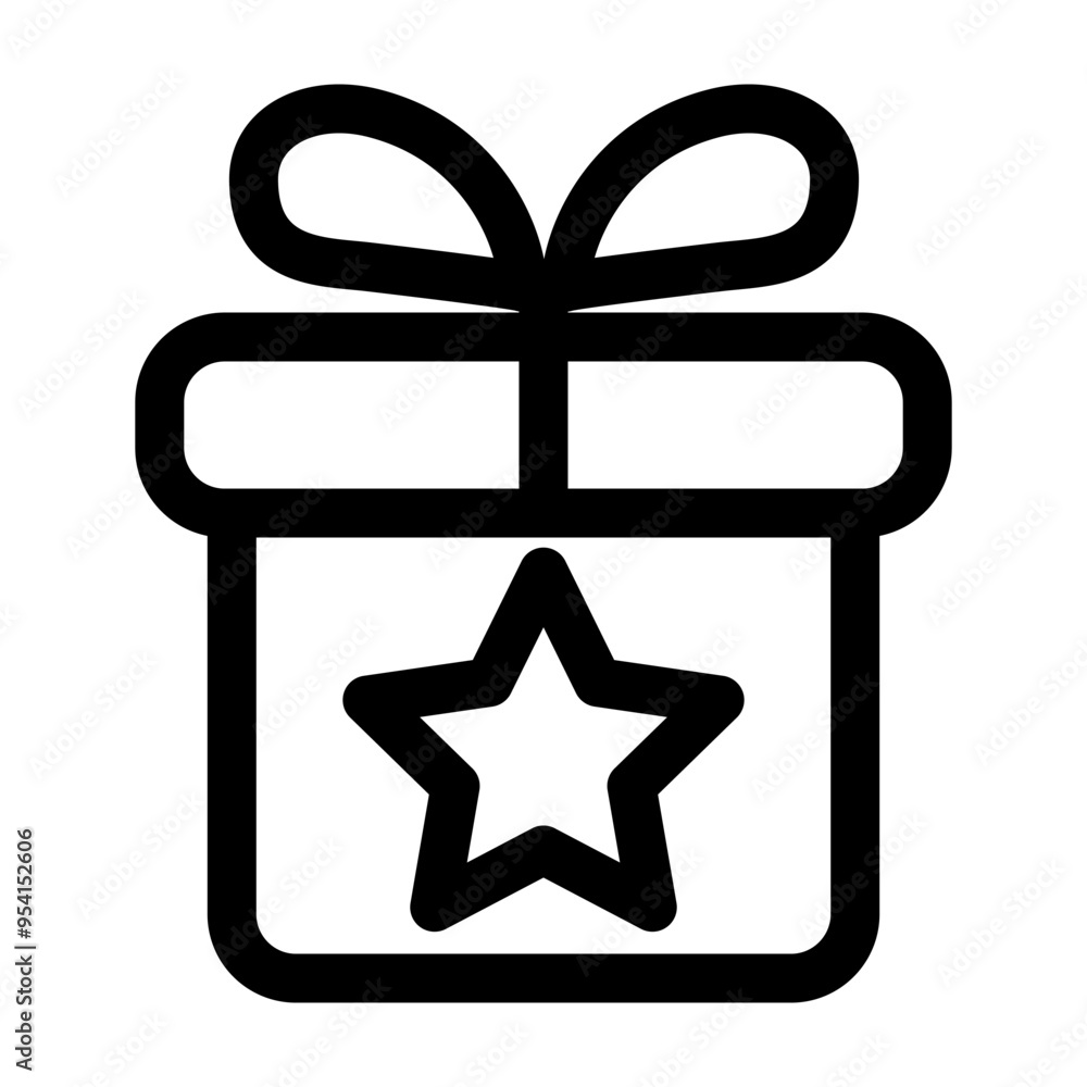 Gift icon template Gift icon template