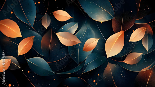 Abstract background with tr...