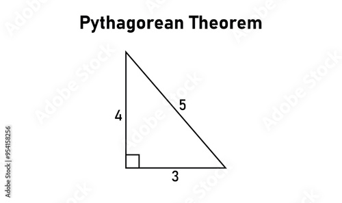 Pythagorean theorem in mathematics. Maths resources for teachers and students.