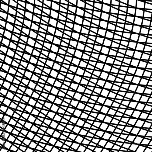White background with black elements that make up the grid.Vector illustration.