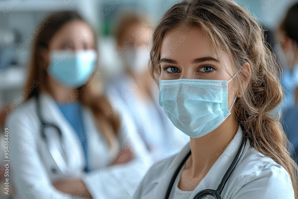 A healthcare professional explaining preventive measures to a group of people, emphasizing the role of education in controlling viral outbreaks. A healthcare professional explaining preventive measures to a group of people, emphasizing the role of education in controlling viral outbreaks.