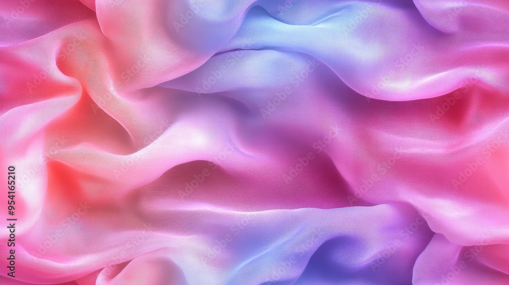 Obraz premium Soft fabric textures with pastel gradients, [Abstract Background], [Comfort and warmth]