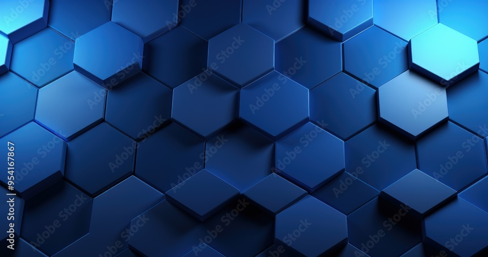 A pattern of blue hexagonal shapes creating a modern, abstract background. A pattern of blue hexagonal shapes creating a modern, abstract background.