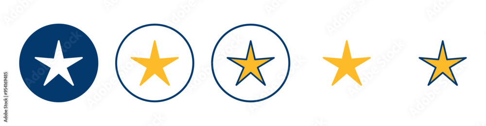 Star Icon vector isolated on white background. Star vector icon. Rating symbol Star Icon vector isolated on white background. Star vector icon. Rating symbol