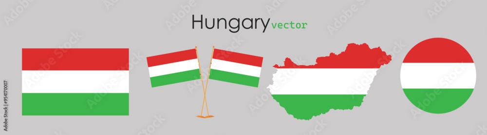 Hungary Flag icons Hungary Flag icons