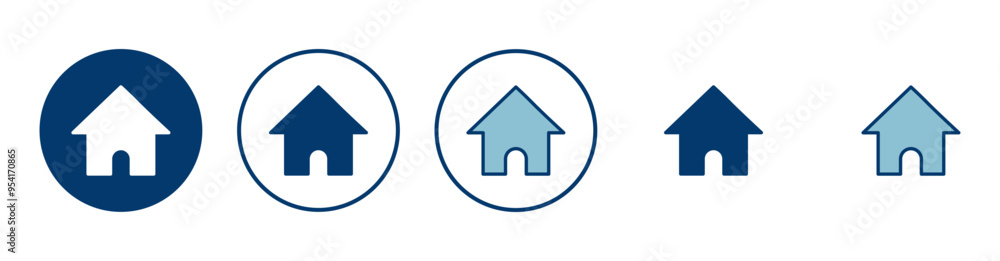 Home icon vector isolated on white background. House vector icon. Address Home icon vector isolated on white background. House vector icon. Address
