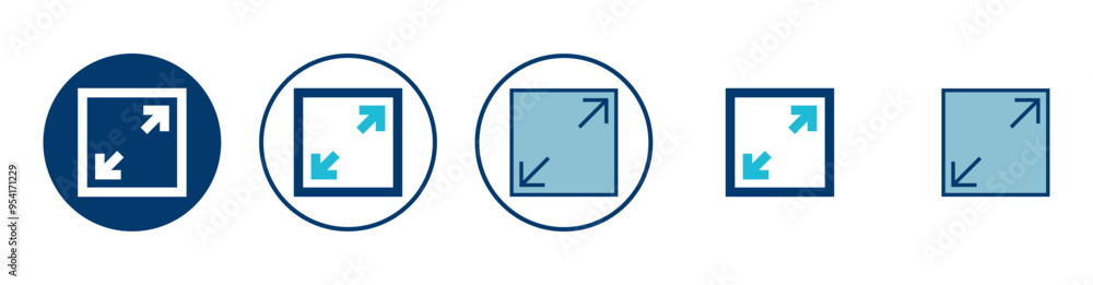 Fullscreen Icon vector isolated on white background. Expand to full screen icon. Fullscreen sign icon. Arrows symbol Fullscreen Icon vector isolated on white background. Expand to full screen icon. Fullscreen sign icon. Arrows symbol