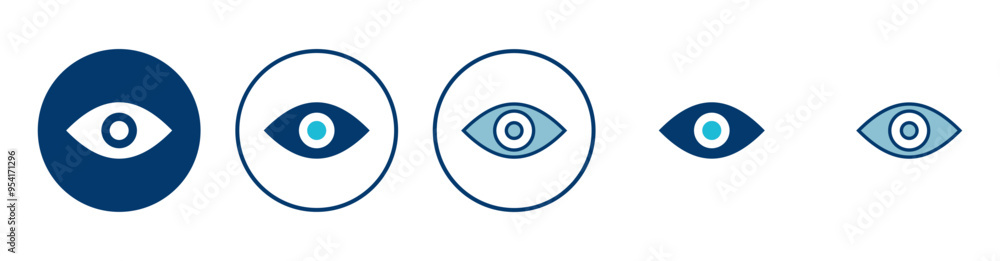Eye icon vector isolated on white background. Look and Vision icon. Eye vector icon Eye icon vector isolated on white background. Look and Vision icon. Eye vector icon
