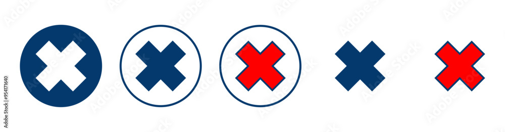 Close icon vector isolated on white background. Delete icon. remove, cancel, exit symbol Close icon vector isolated on white background. Delete icon. remove, cancel, exit symbol
