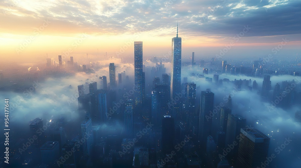 Innovative high-rise architecture with sleek design for vibrant cityscape photography Innovative high-rise architecture with sleek design for vibrant cityscape photography