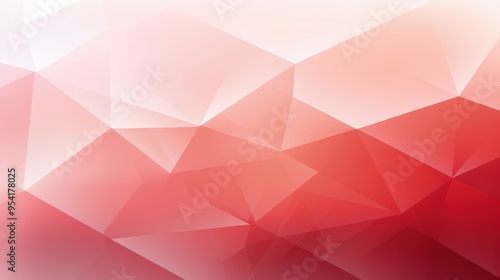 A vibrant abstract background featuring geometric shapes in shades of red.