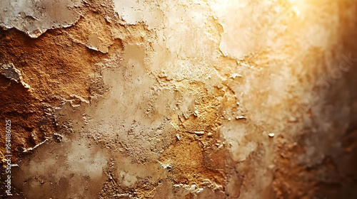 Close-up of a textured, gol...