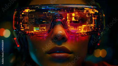Close-up of a woman wearing...
