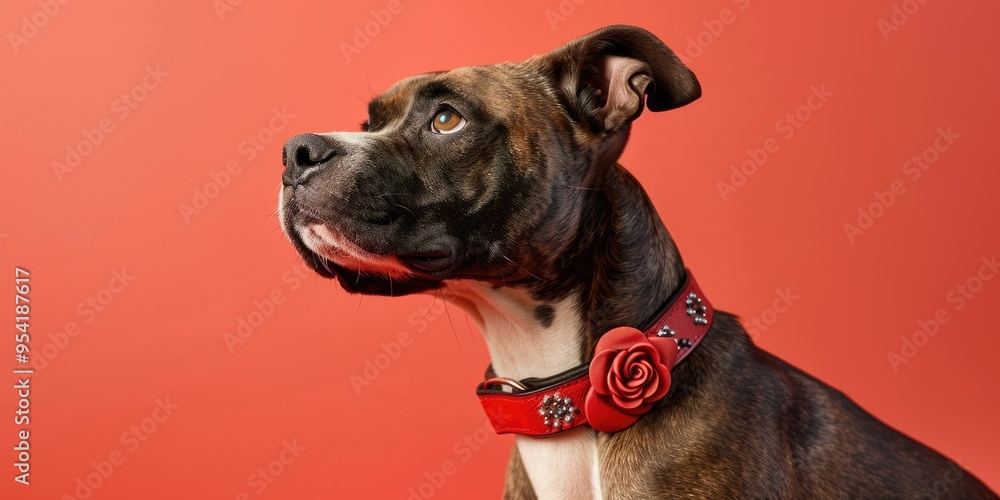 Red Rose Dog Collar Symbol of Love for Your Beloved Pet Red Rose Dog Collar Symbol of Love for Your Beloved Pet