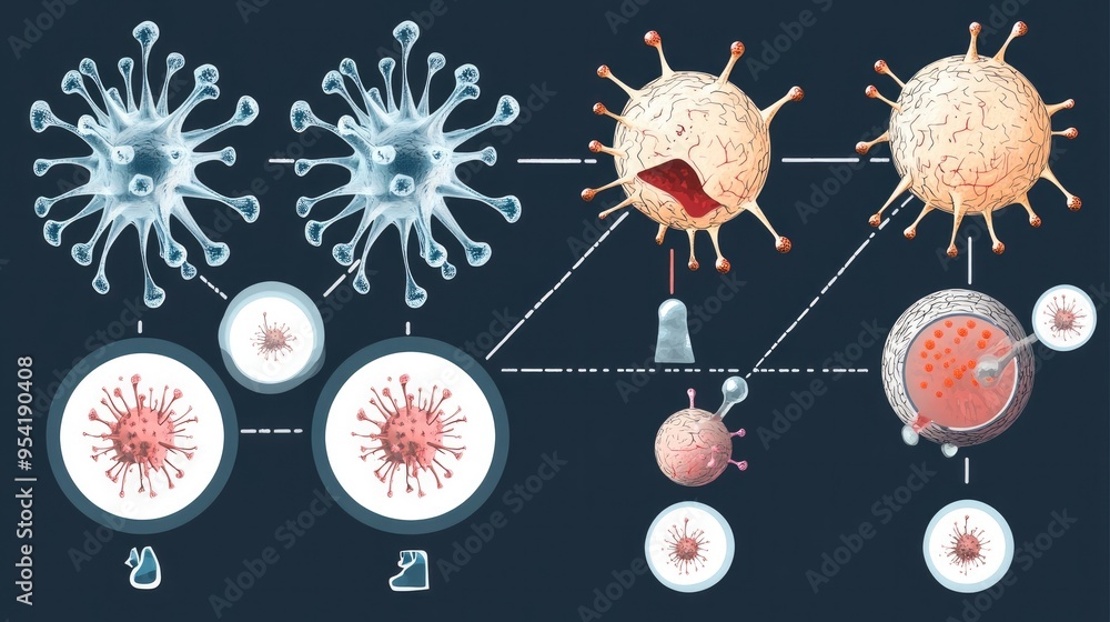 A diagram showing the lifecycle of eosinophils, from bone marrow ...