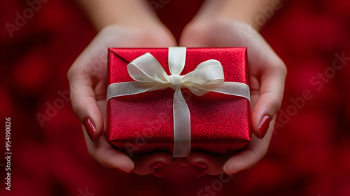 Closeup of hands holding a ...
