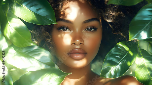 Close-up portrait of a beau...