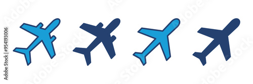 Plane icon vector. Airplane icon vector. Flight transport symbol. Travel illustration. Holiday symbol