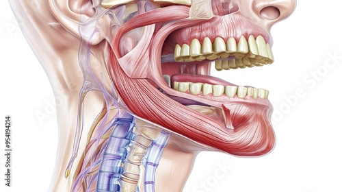 Diagram of the esophagus with a focus on the muscularis propria layer, illustrating its role in esophageal motility