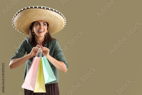 Beautiful woman in sombrero...