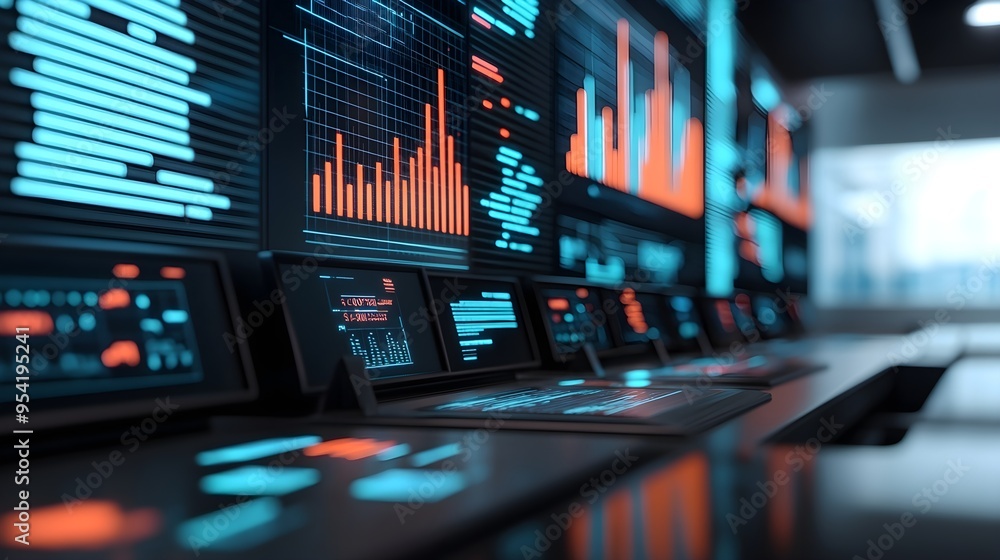 Futuristic Technology Data Center Network Server Futuristic Technology Data Center Network Server
